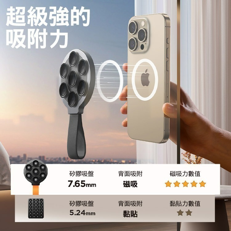 JOYROOM JR-ZS393 吸盤式手機磁吸支架-細節圖3