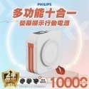 送硬殼包 PHILIPS 飛利浦 10000mAh多功能十合一螢幕顯示行動電源 萬用充 附贈萬國轉接頭-規格圖11