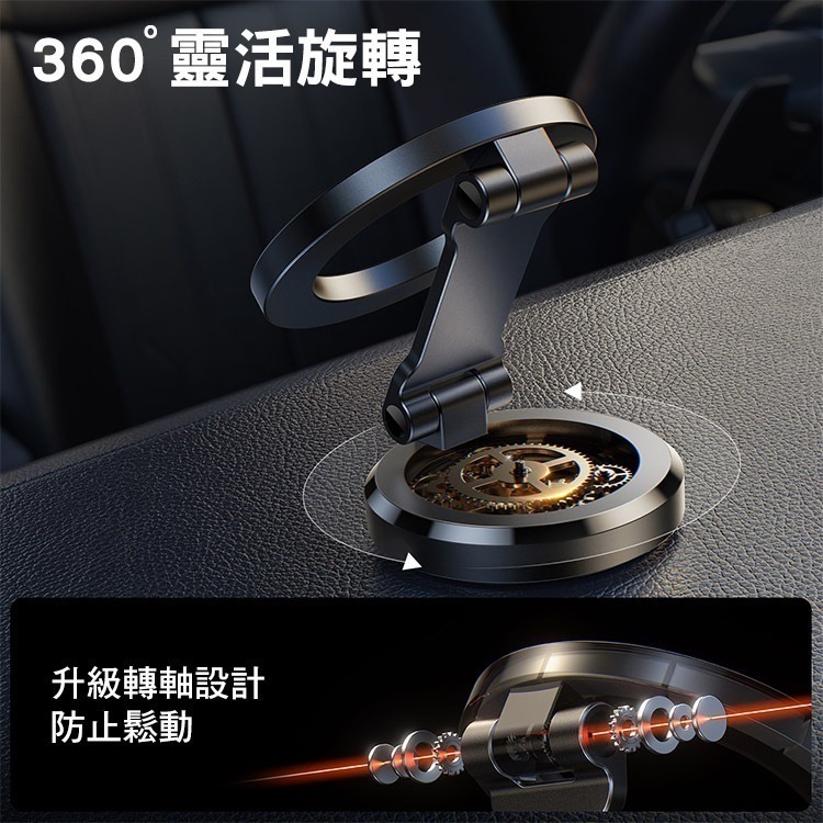 JOYROOM JR-ZS403 金屬摺疊磁吸車用支架-細節圖4