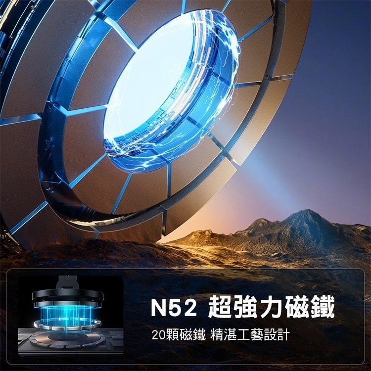 JOYROOM JR-ZS403 金屬摺疊磁吸車用支架-細節圖5