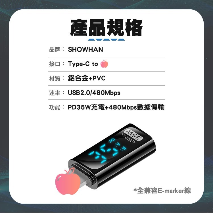 【SHOWHAN】智能數顯轉接頭-細節圖9