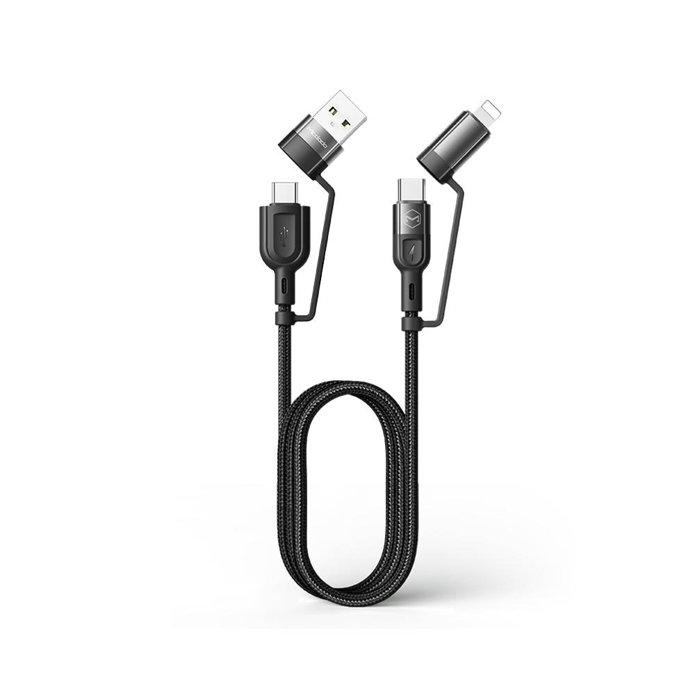 Mcdodo 麥多多 百合系列 四合一 60W PD編織快充線-1.2M-規格圖11