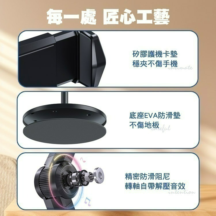 SHOWHAN 現貨 多功能碳素鋼懸臂直播支架 懶人支架 可折疊支架 直播神器 手機平板支架 平板支架 自拍支架-細節圖11