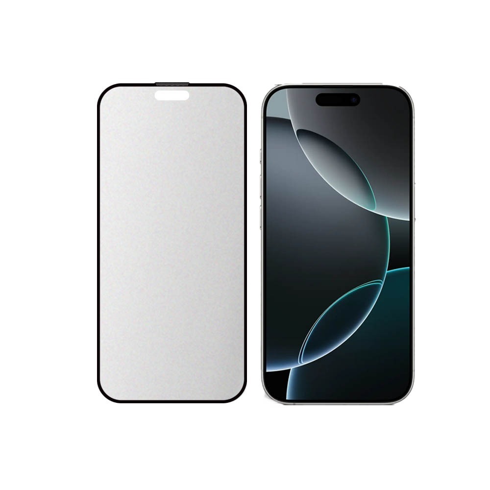 【SHOWHAN】iPhone16 全系列細霧面全膠滿版玻璃保護貼-黑-規格圖10