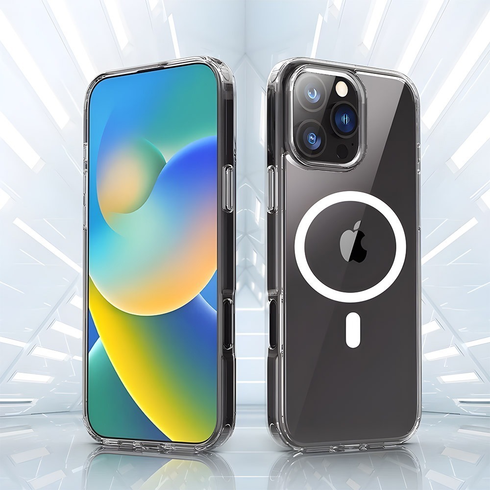 【SHOWHAN】iPhone 17/16全系列 四角強化TPU矽膠+PC背板氣囊防摔空壓殼-磁吸款-細節圖8