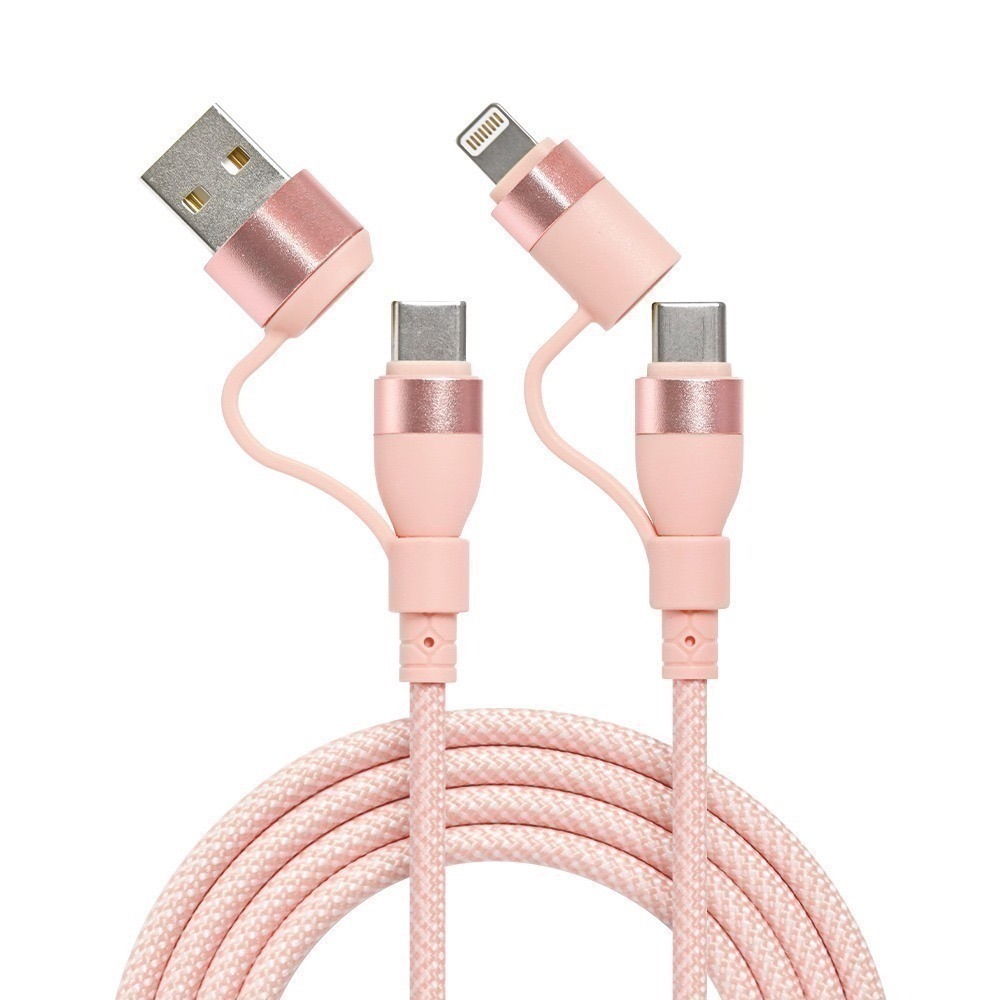 【限時購】馬卡龍 四合一 PD編織快充線 60W充電線-規格圖9