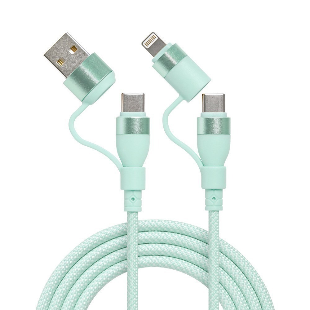 【限時購】馬卡龍 四合一 PD編織快充線 60W充電線-規格圖9