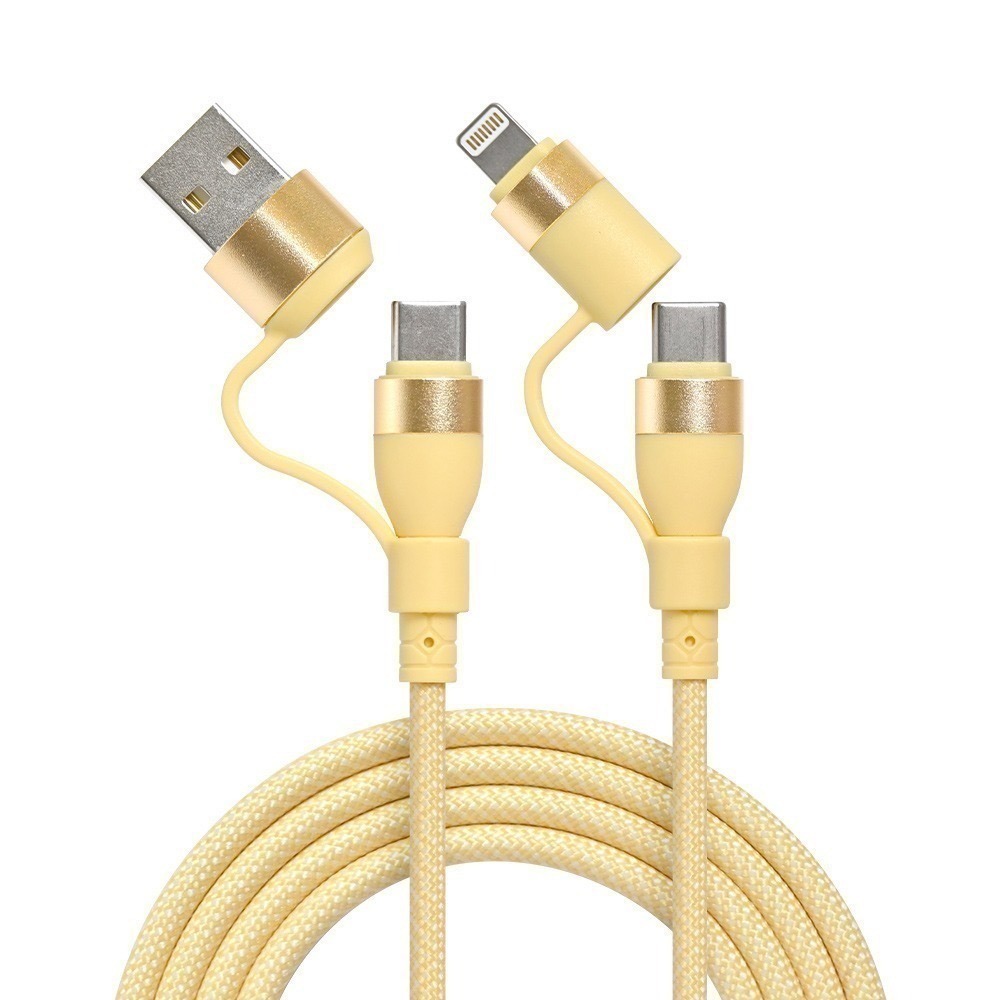 【限時購】馬卡龍 四合一 PD編織快充線 60W充電線-規格圖9