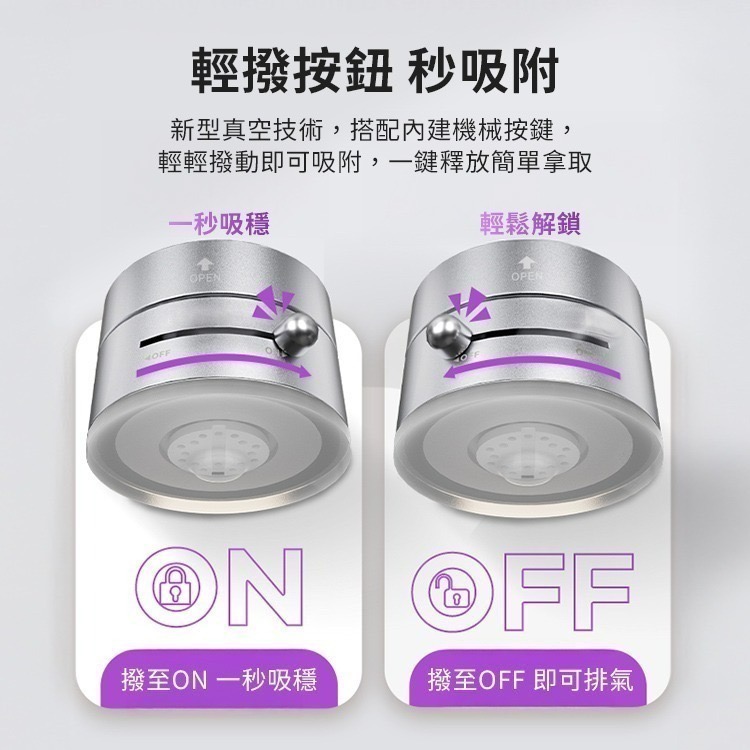 【限時購】SHOWHAN 全新升級360度折疊 吸盤磁吸車載支架手機支架A3-細節圖9
