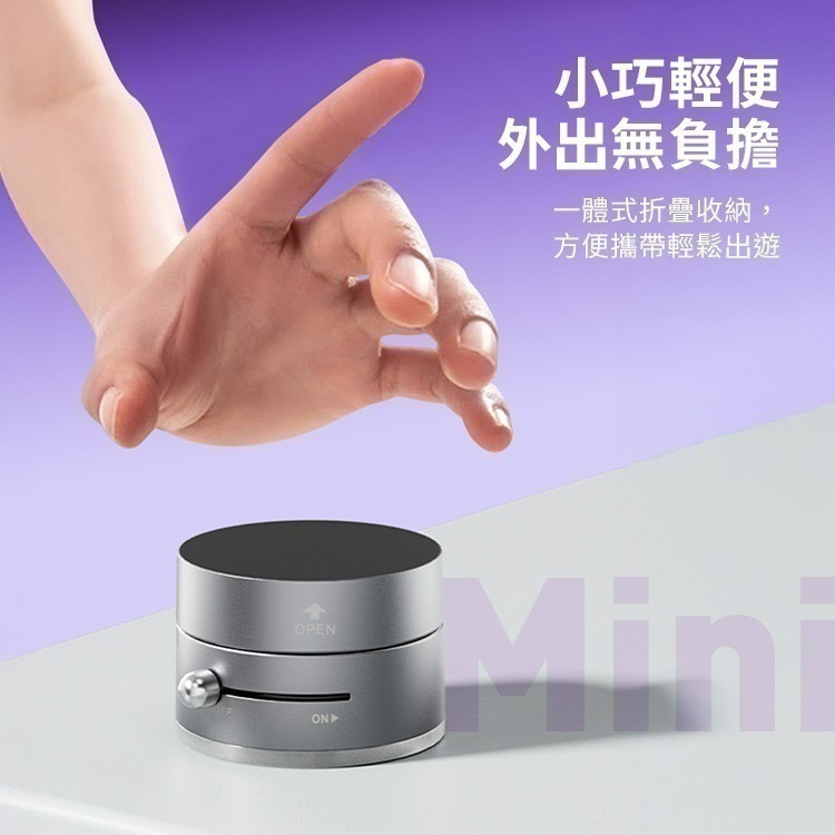 【限時購】SHOWHAN 全新升級360度折疊 吸盤磁吸車載支架手機支架A3-細節圖3