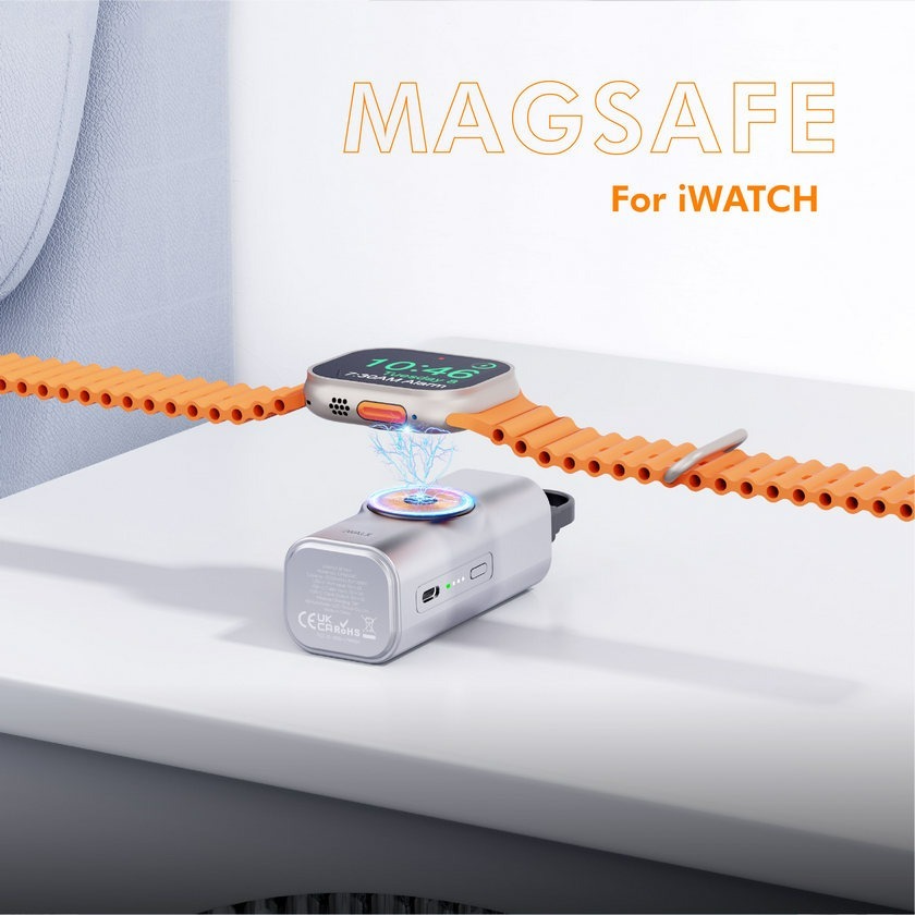 iWALK Watch Mini 手錶二合一行動電源 無線充電 Apple Watch  支架行動充-細節圖5
