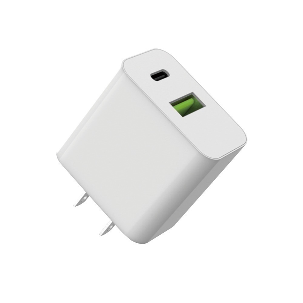 【限時購】20W 雙孔快充充電器+ Type-C to Type-C 60W PD快充編織線1M-細節圖4