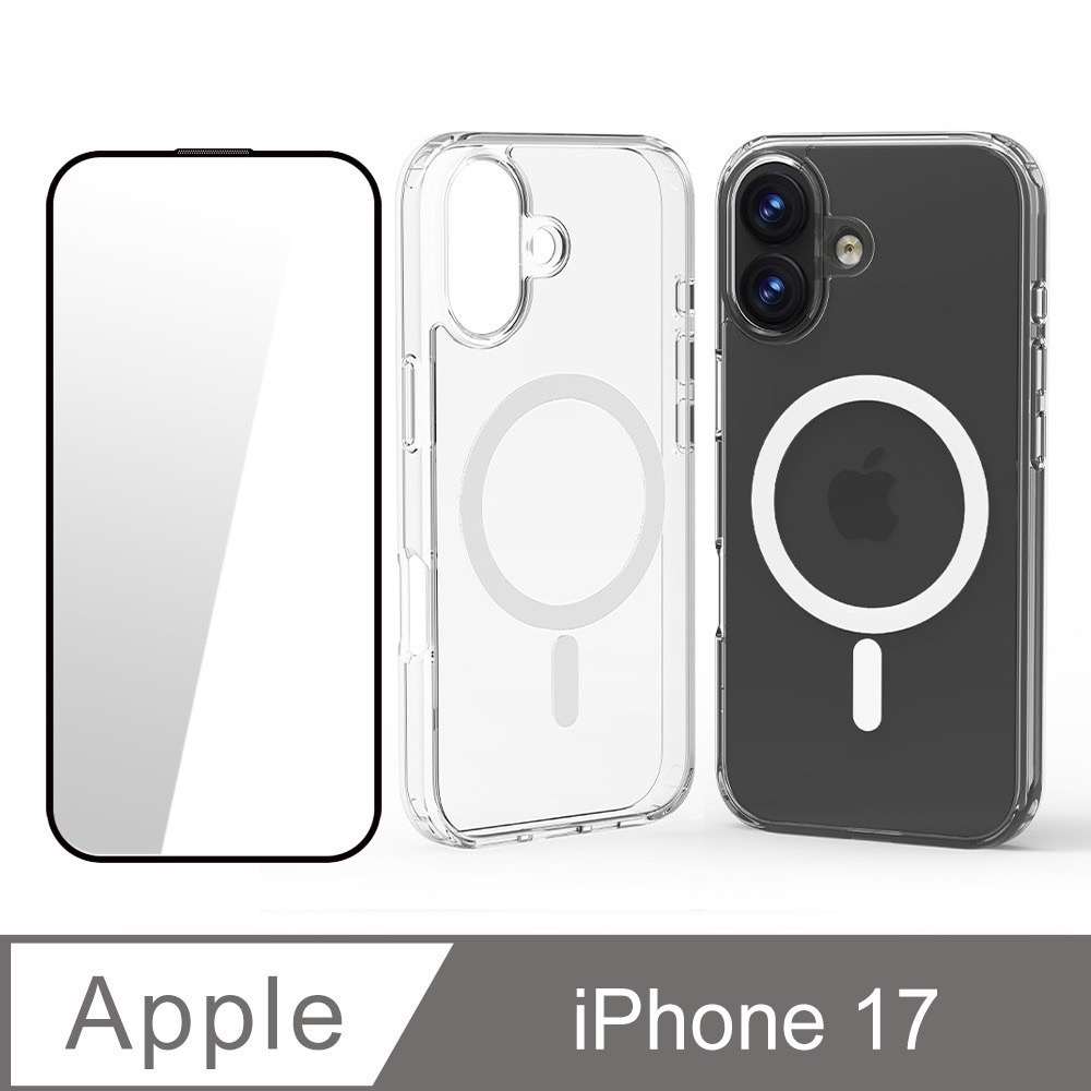 【7-ELEVEN 門市團購】Mr.OC iPhone17系列三次強化高品質高清亮面鋼化玻璃貼＋磁吸防摔空壓殼組-規格圖11