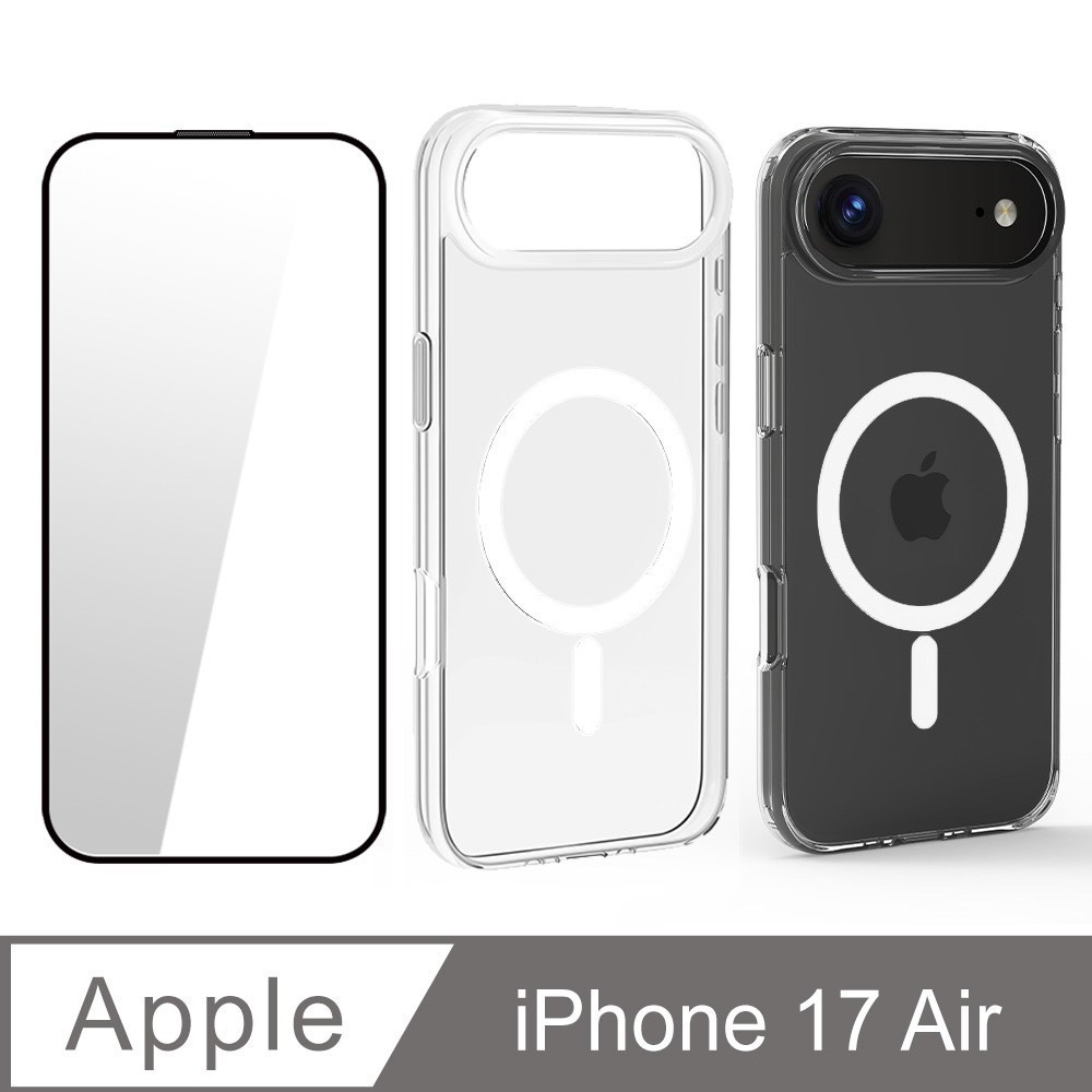 【7-ELEVEN 門市團購】Mr.OC iPhone17系列三次強化高品質高清亮面鋼化玻璃貼＋磁吸防摔空壓殼組-規格圖11