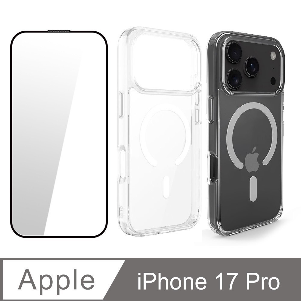 【7-ELEVEN 門市團購】Mr.OC iPhone17系列三次強化高品質高清亮面鋼化玻璃貼＋磁吸防摔空壓殼組-規格圖11