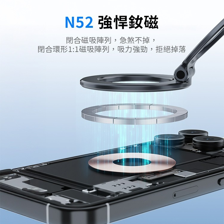 SHOWHAN 新款 N52強磁超薄真空支架 M11 真空吸附手機支架 車載支架 車用支架 磁吸支架-細節圖7