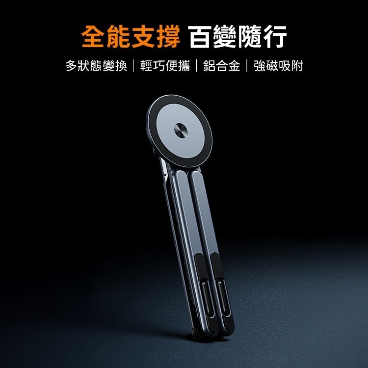 【7-ELEVEN 門市團購】SHOWHAN E05 變形金剛筆記型電腦手機平板萬用支架-槍灰色-細節圖2