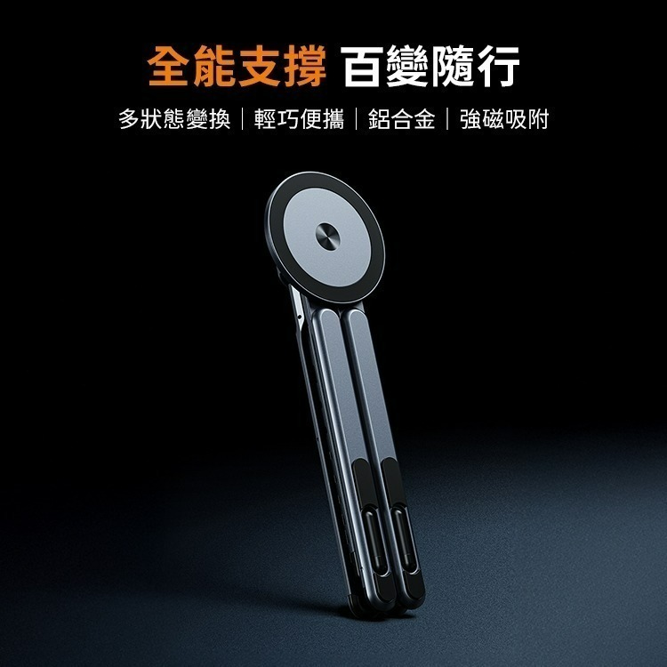 【限時購】SHOWHAN E05 變形金剛筆記型電腦手機平板萬用支架-槍灰色-細節圖2
