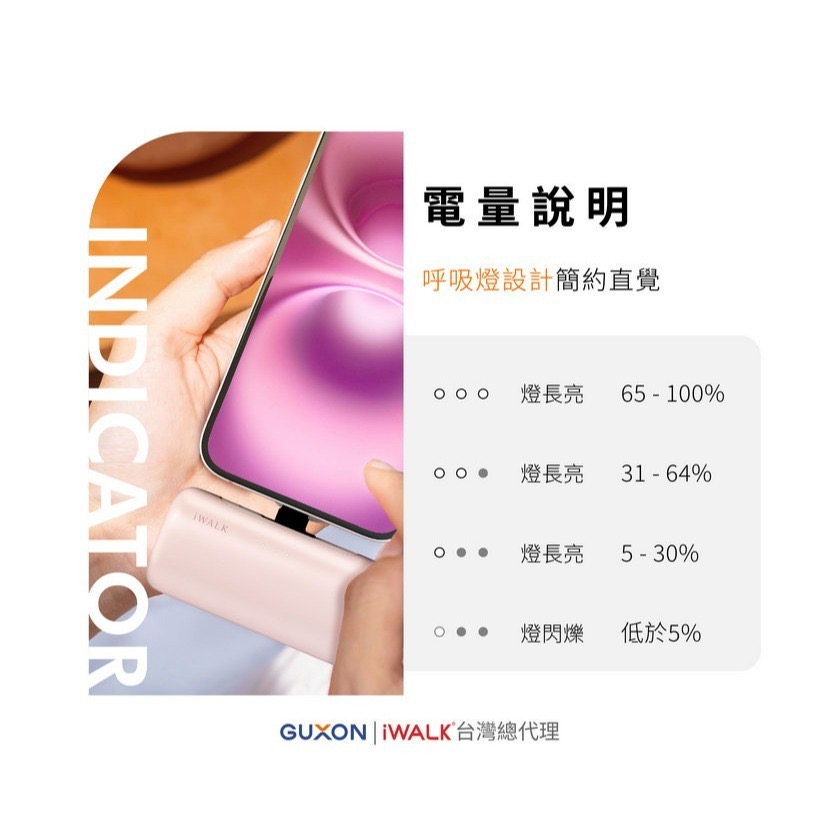 iWALK SWITCH 快切直插式口袋行動電源 5500mAh-細節圖11