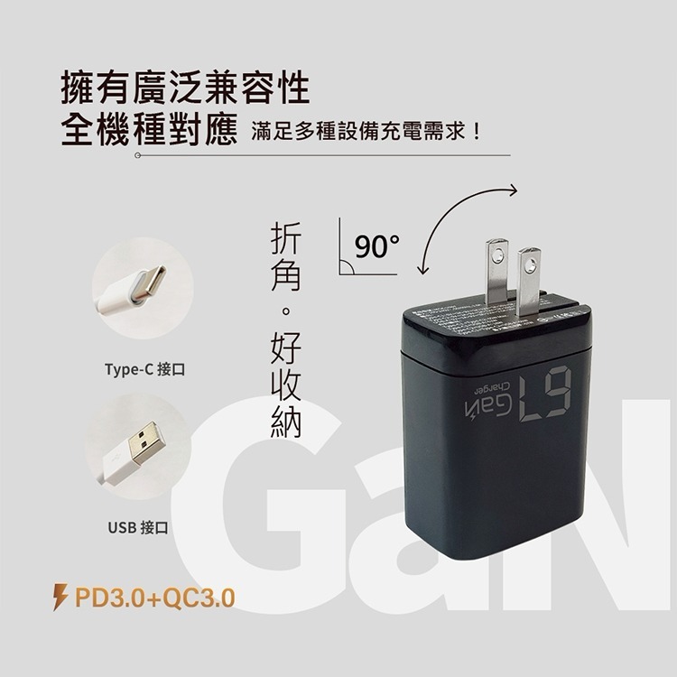 【7-ELEVEN 門市團購】MCK-U367 氮化鎵三孔快充充電器67W-細節圖8