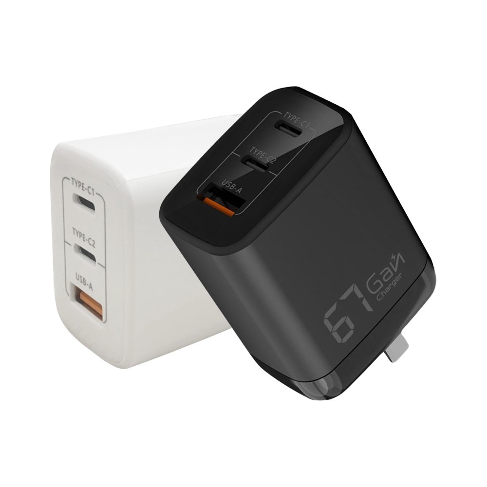 【限時購】MCK-U367 氮化鎵三孔快充充電器67W-細節圖9
