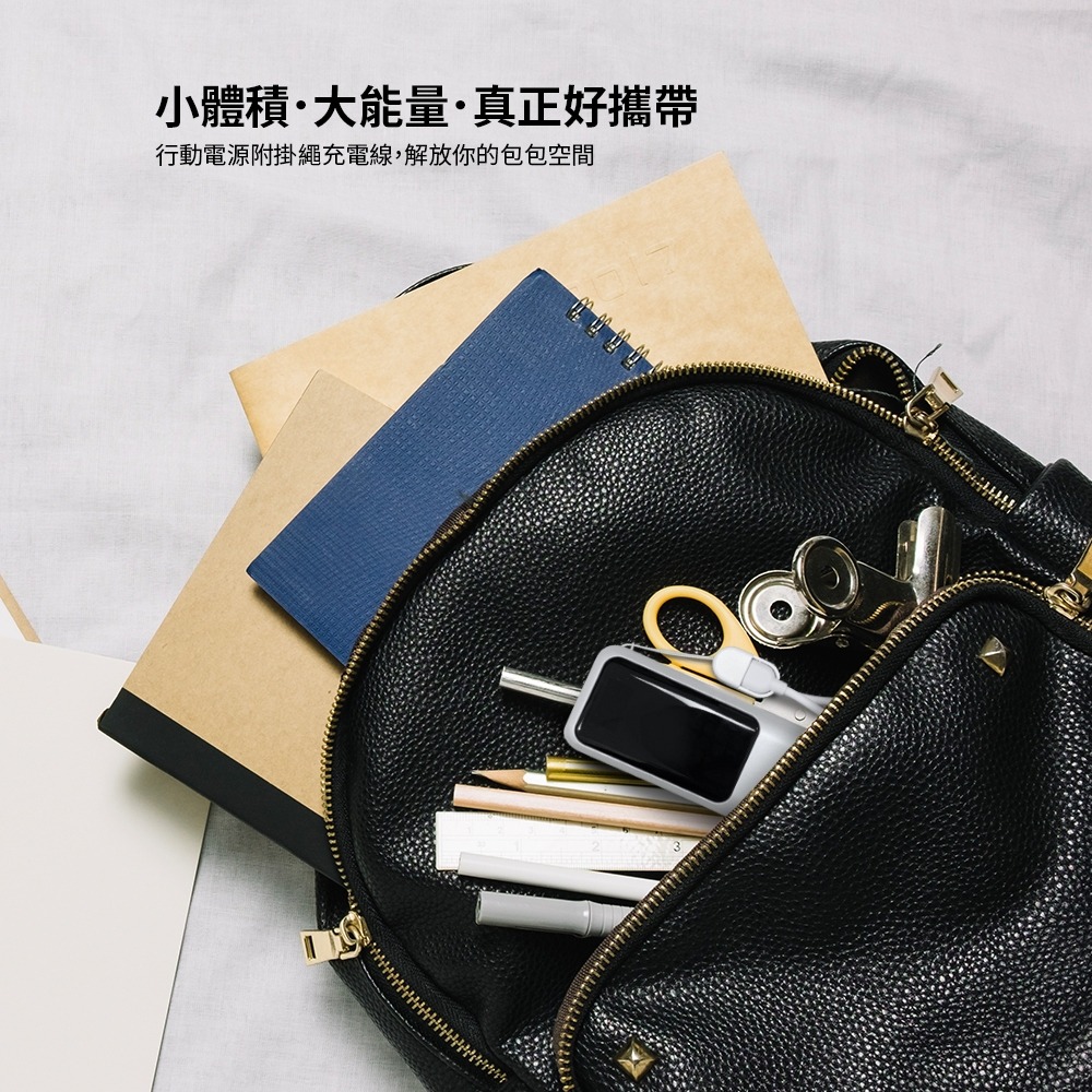 MCK-NPCG 10000mAh 自帶線行動電源 電量顯示 免帶線 行動充 出國必備 標示wh-細節圖9