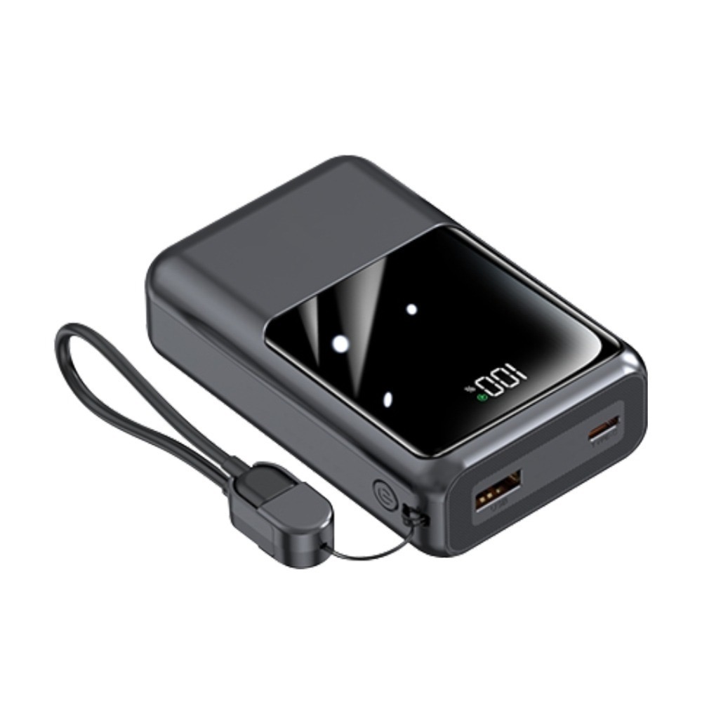 【限時購】 MCK-NPET自帶線顯屏行動電源20000mAh-規格圖11