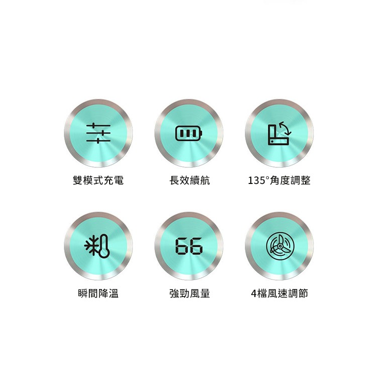 MCK 手持小風扇 FUN1冰敷半導體摺疊手持高速風扇-細節圖3