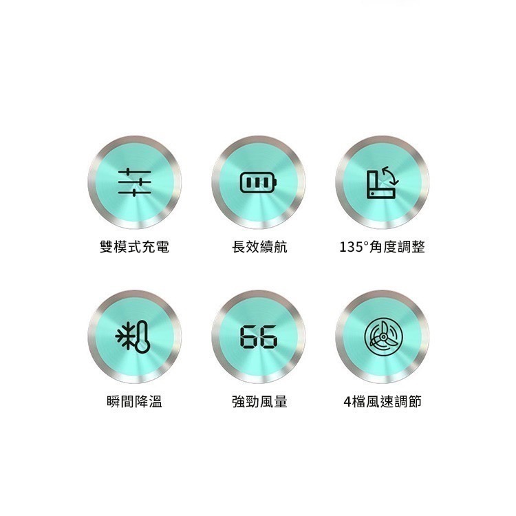 【限時購】MCK 手持小風扇 FUN1冰敷半導體摺疊手持高速風扇-細節圖3