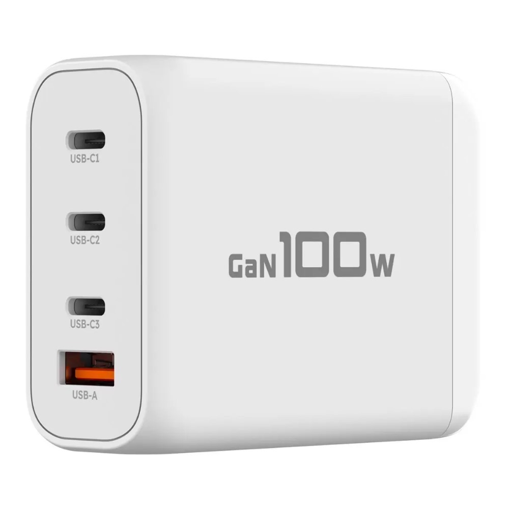 PQI PD 100W 四孔1A3C 氮化鎵高速充電器+240W 數顯超級快充 四合一液態矽膠充電線 1.8m-細節圖9