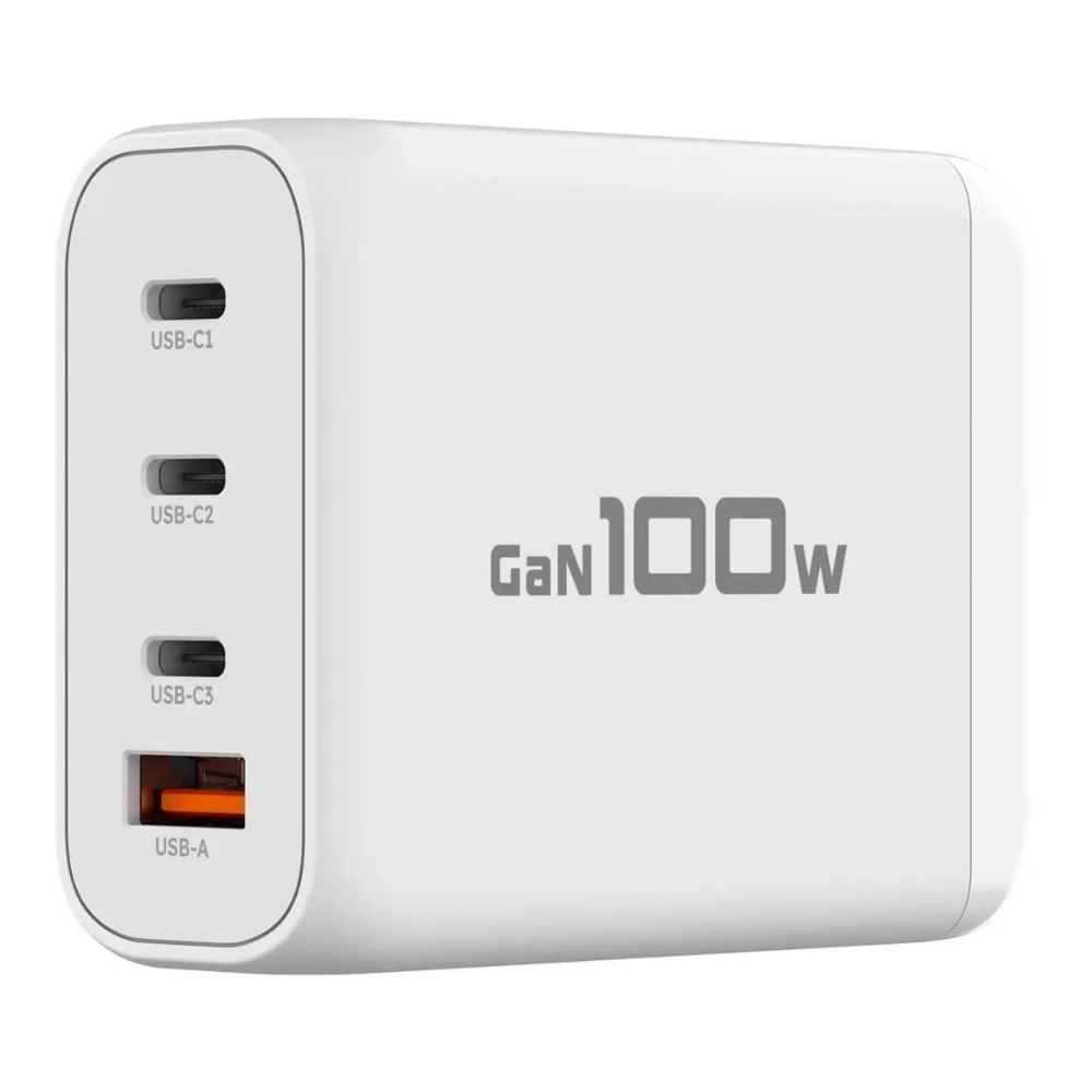 【限時購】PQI PD 100W 四孔1A3C氮化鎵高速充電器+240W 數顯超級快充 四合一液態矽膠充電線 1.8m-細節圖9