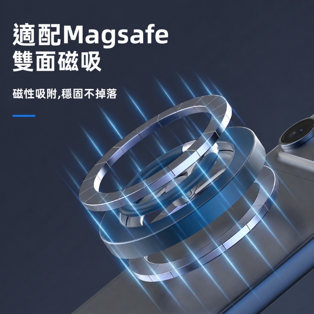 SHOWHAN 嘀嗒機械磁吸指環支架｜360°旋轉 MagSafe強磁吸-細節圖3
