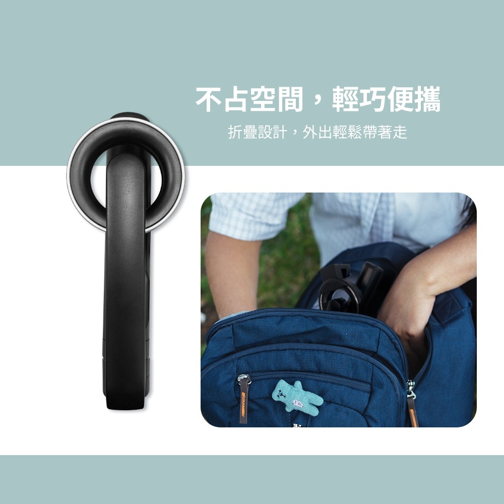 MCK-P01 自拍桿三腳架 360度可旋轉可伸縮磁吸-黑色-細節圖9