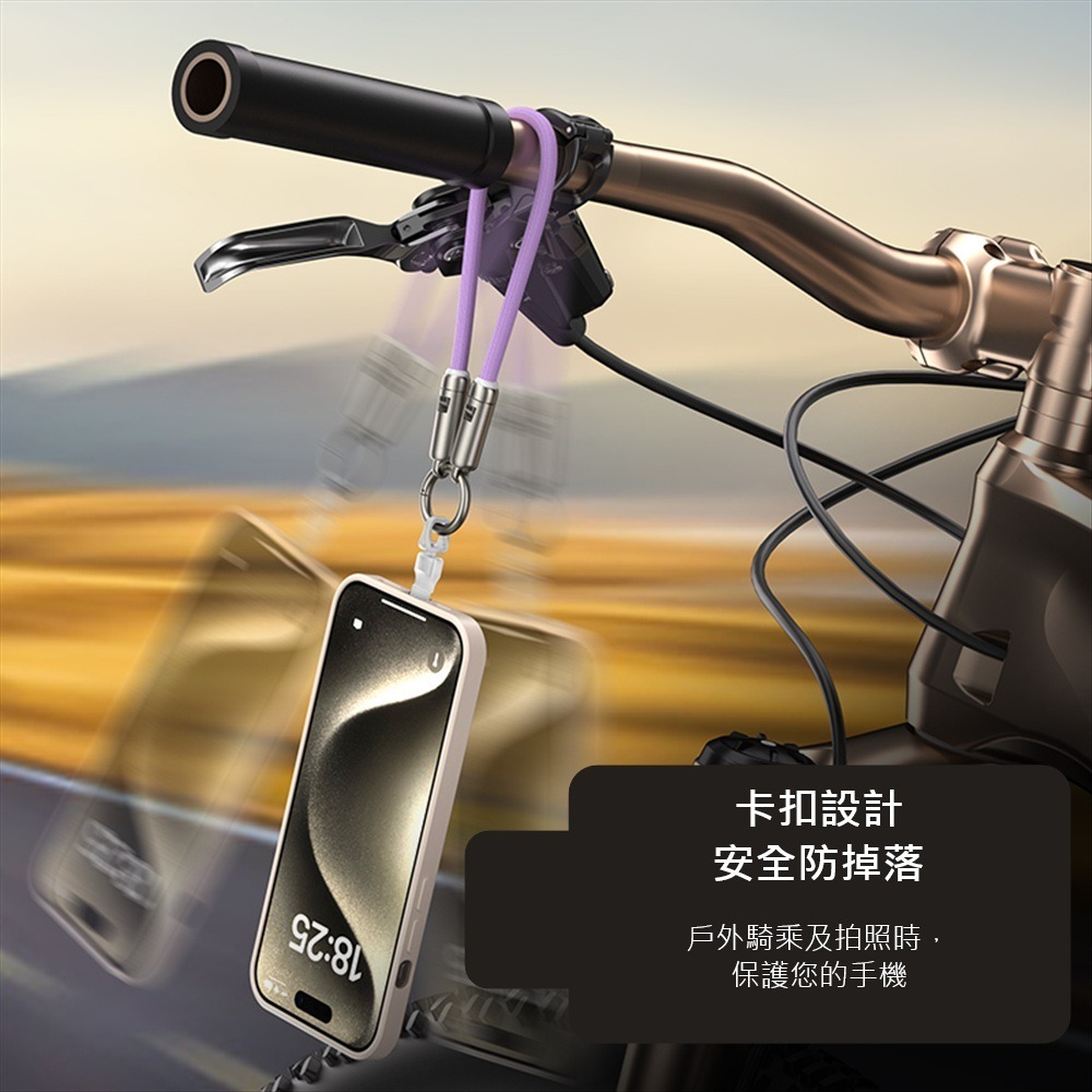 SHOWHAN PD 240W Type-C to Type-C多功能鑰匙扣掛繩數據充電線 1.2m/0.3m-細節圖9