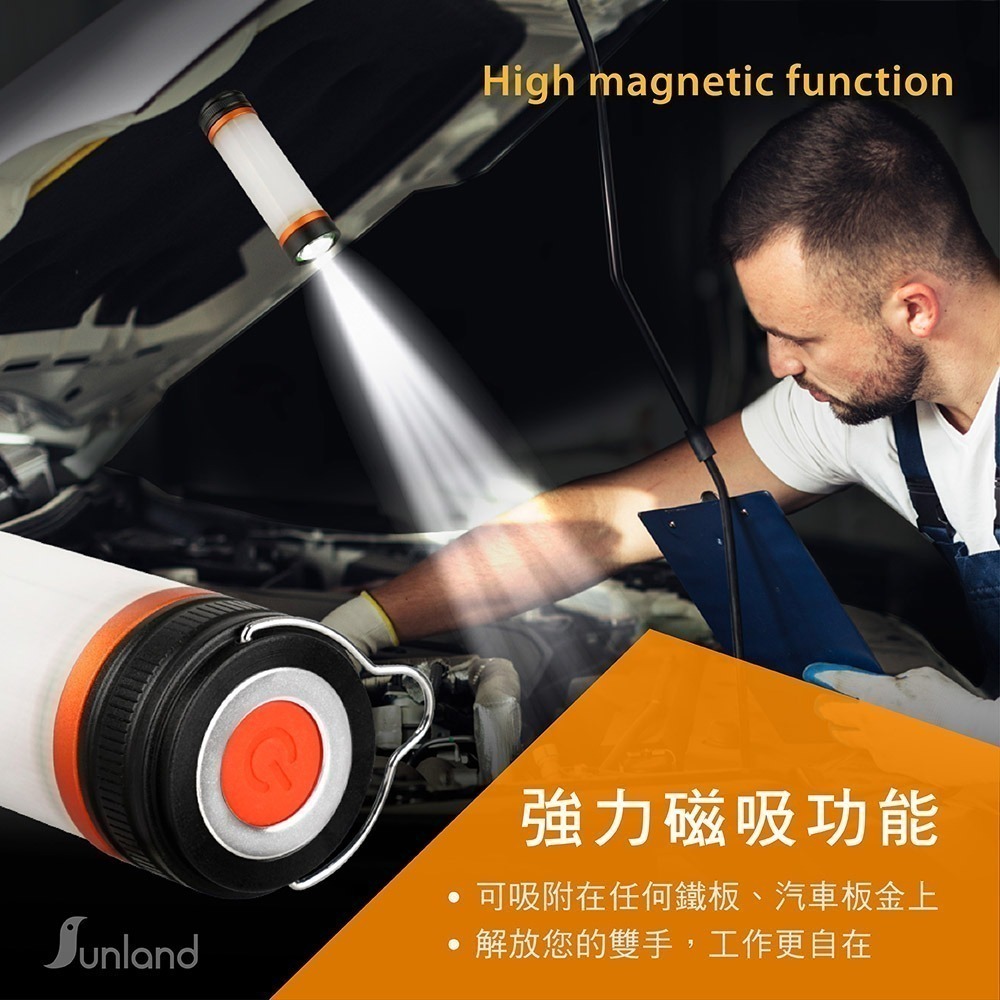 Sunland PA-2835-8 / 戶外多功能手電筒-2500mAh-細節圖4