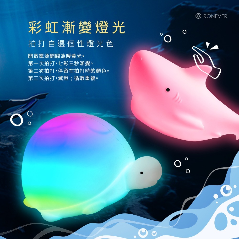 RONEVER PC406-409 / Mini矽膠拍拍燈-細節圖3