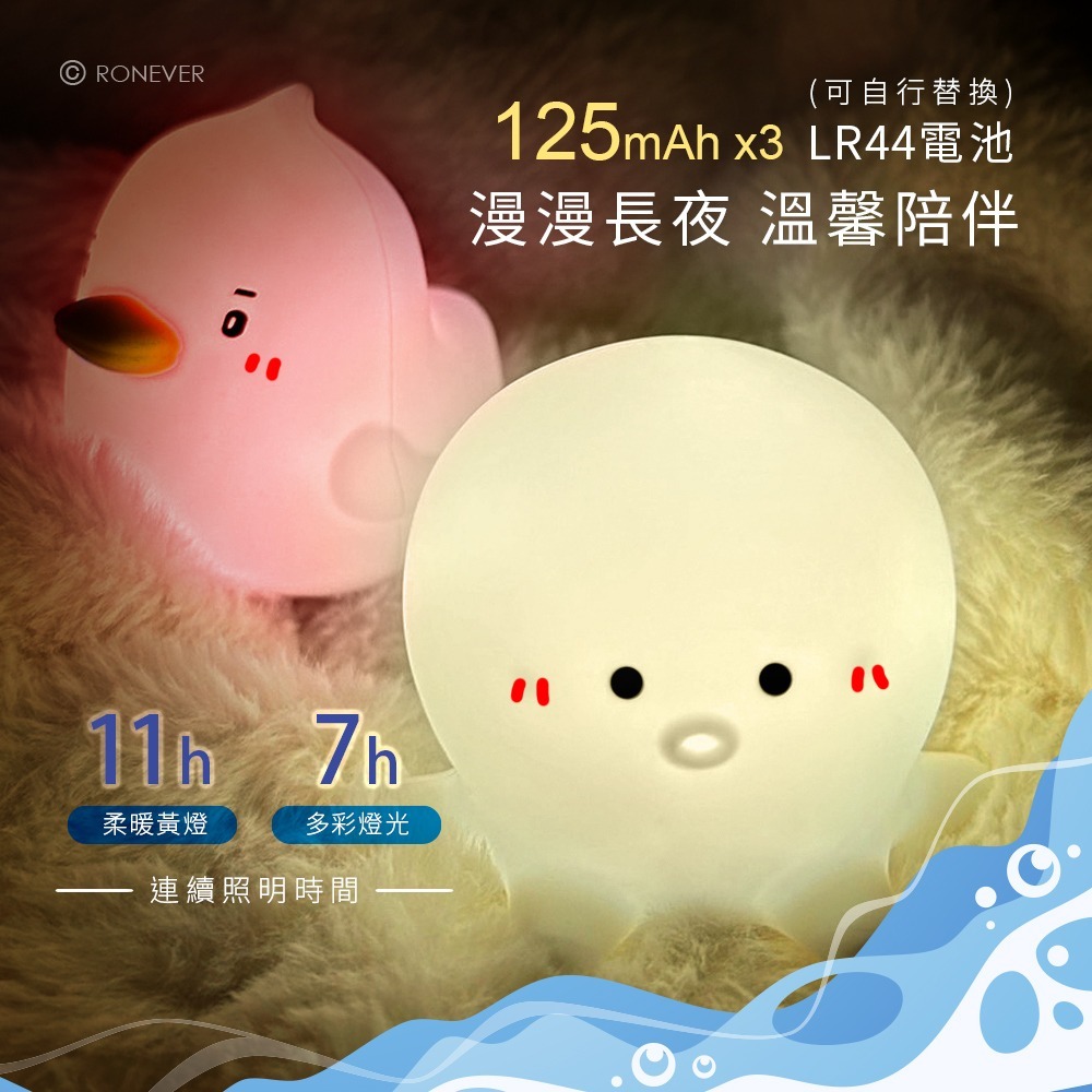 RONEVER PC406-409 / Mini矽膠拍拍燈-細節圖5