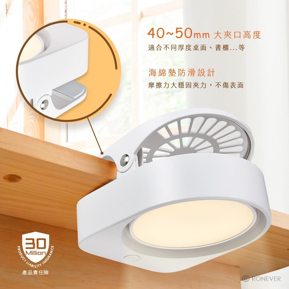 RONEVER PC414 / 多功能LED氣氛夾燈-細節圖2