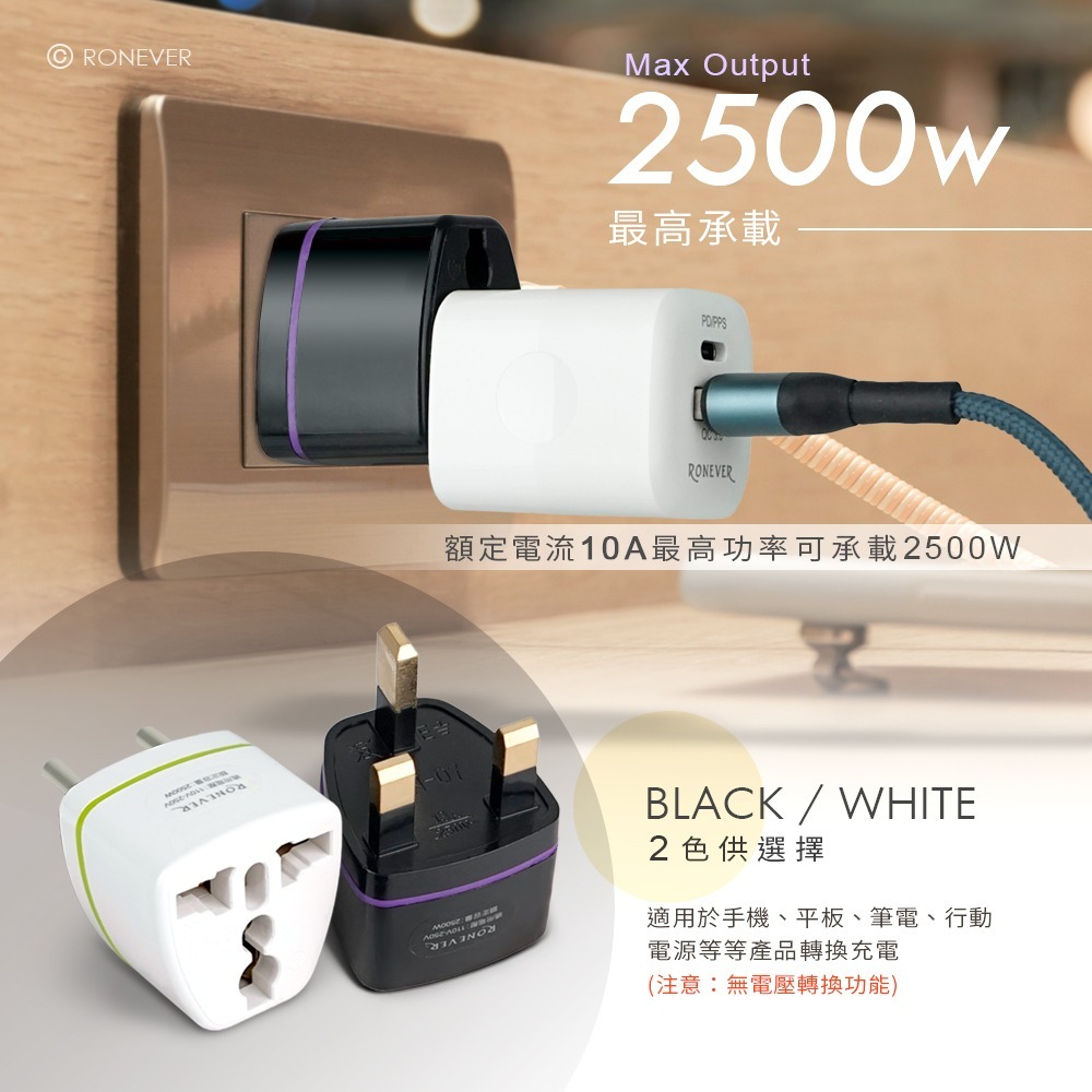RONEVER DE048 / 旅行萬用轉接頭-細節圖4