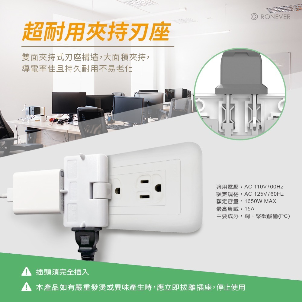 RONEVER ZPR-022 / 轉向三面插-細節圖3