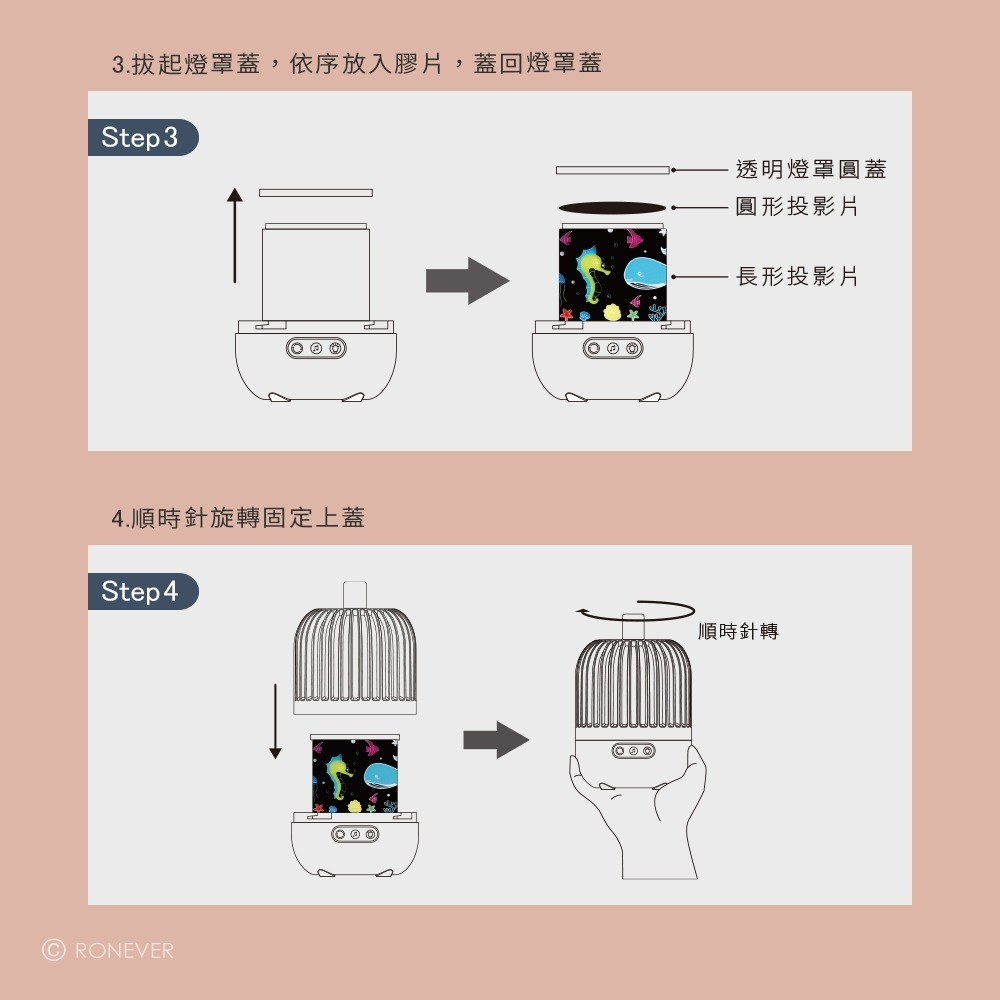 RONEVER PC416 / 煥彩音樂投影燈-細節圖11