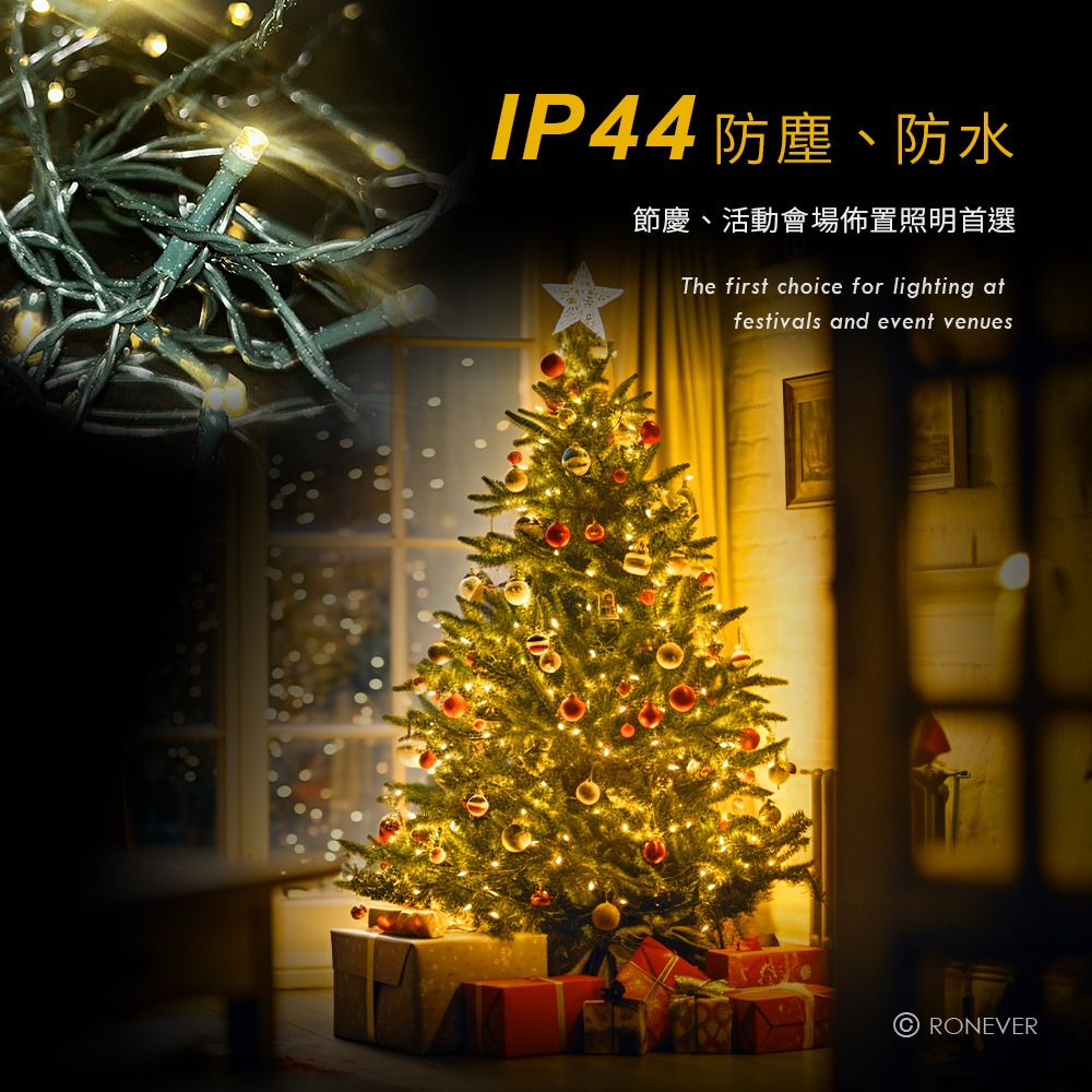 RONEVER PA009 / LED戶外造型燈串-裸燈-9.5M-細節圖4