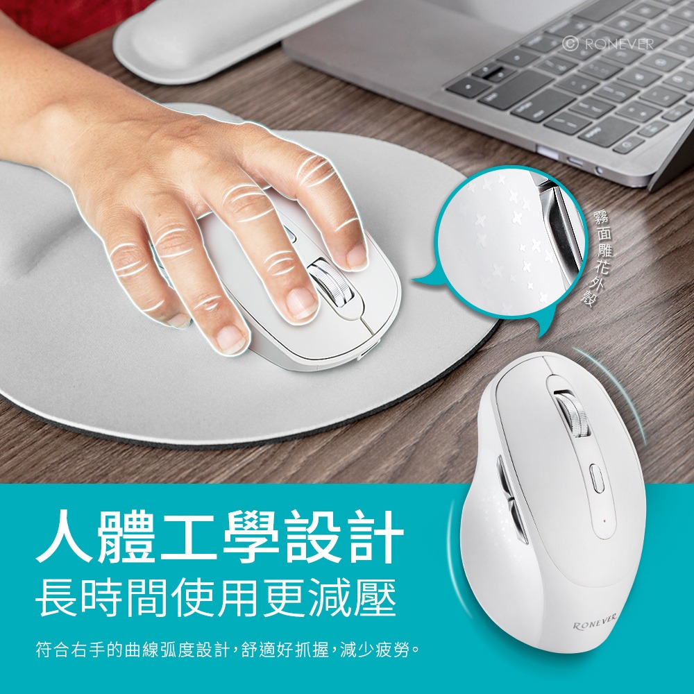 RONEVER SYS009 / 無線雙模靜音滑鼠-細節圖4