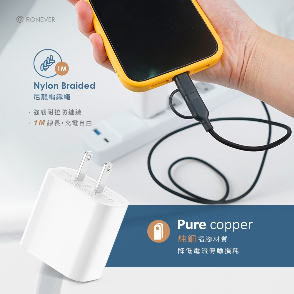 RONEVER DE051A / 20W PD電源供應器組-細節圖4