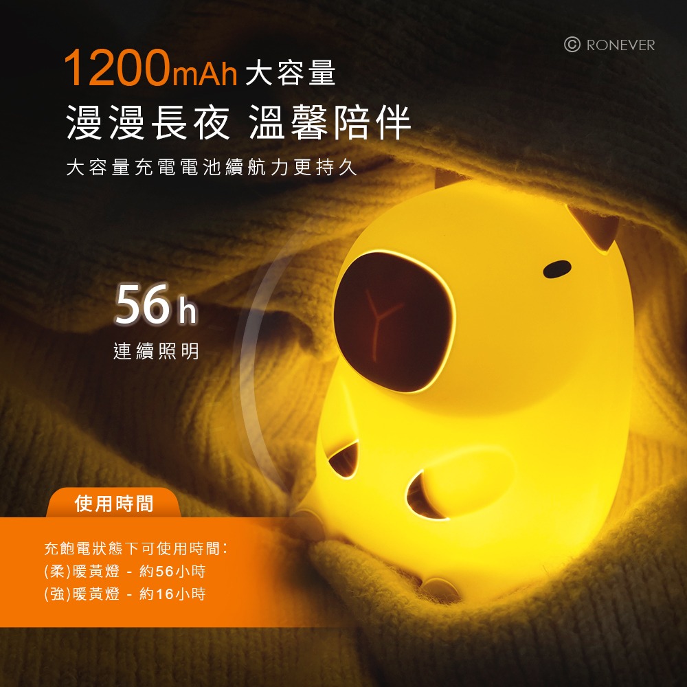 RONEVER PA015 / 小水豚拍拍燈-細節圖3
