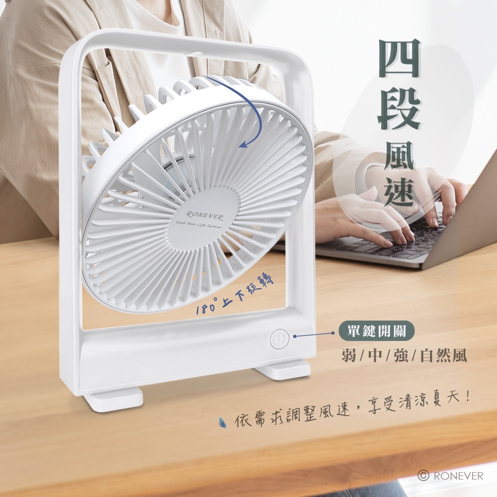 RONEVER PG038 / 磁吸超薄桌面風扇-細節圖3