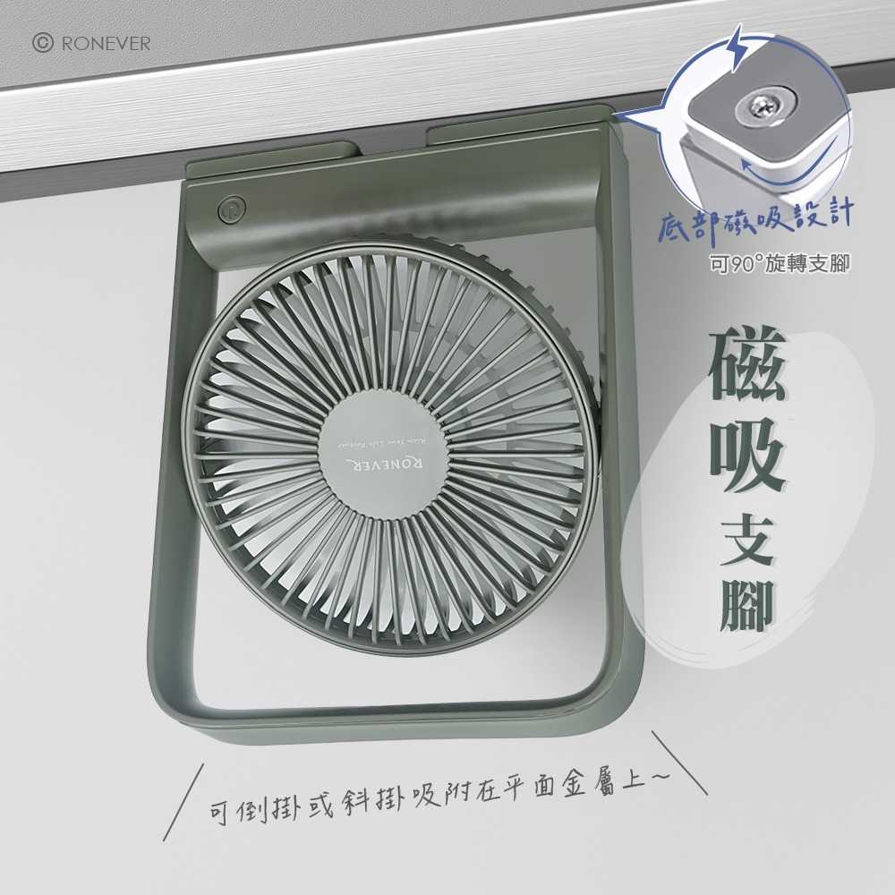 RONEVER PG038 / 磁吸超薄桌面風扇-細節圖4