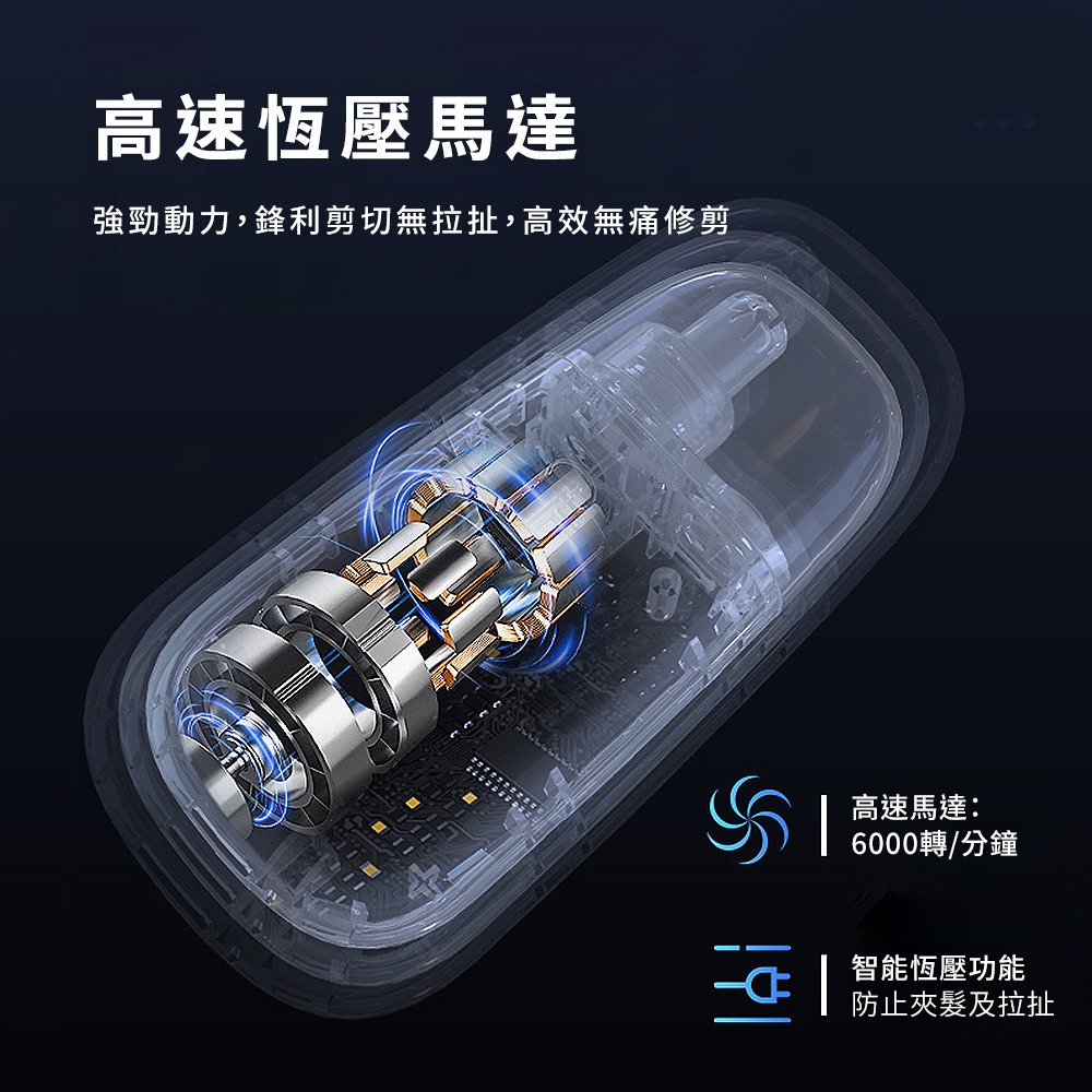 HYUNDAI HD-FC-052 / 可充電電動鼻毛修剪器-細節圖4