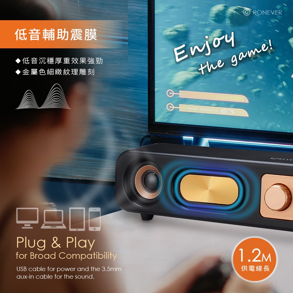 RONEVER MAP178 / 雙模立體聲藍牙喇叭-細節圖4