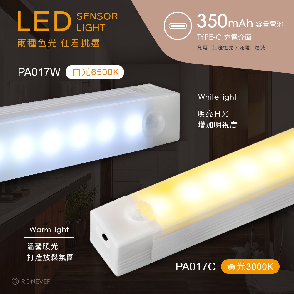 RONEVER PA017 / LED智能感應燈-細節圖6